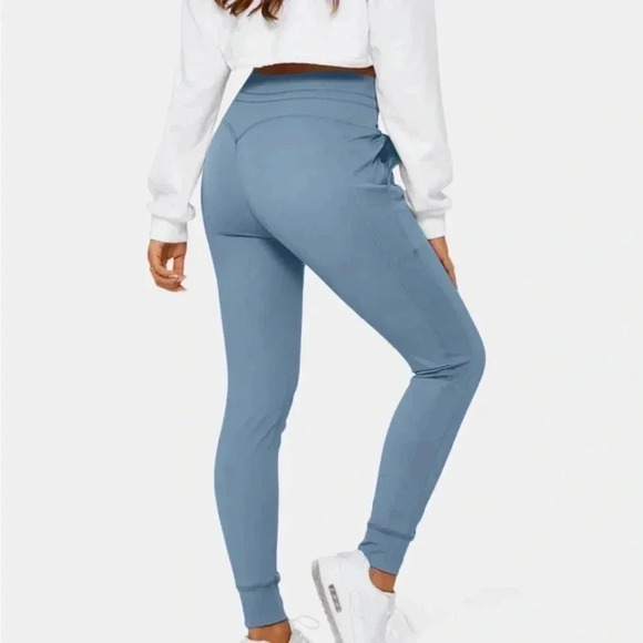 Halara Airy High Waisted Drawstring Side Pocket Cool Touch Full Length Joggers - Picture 3 of 5